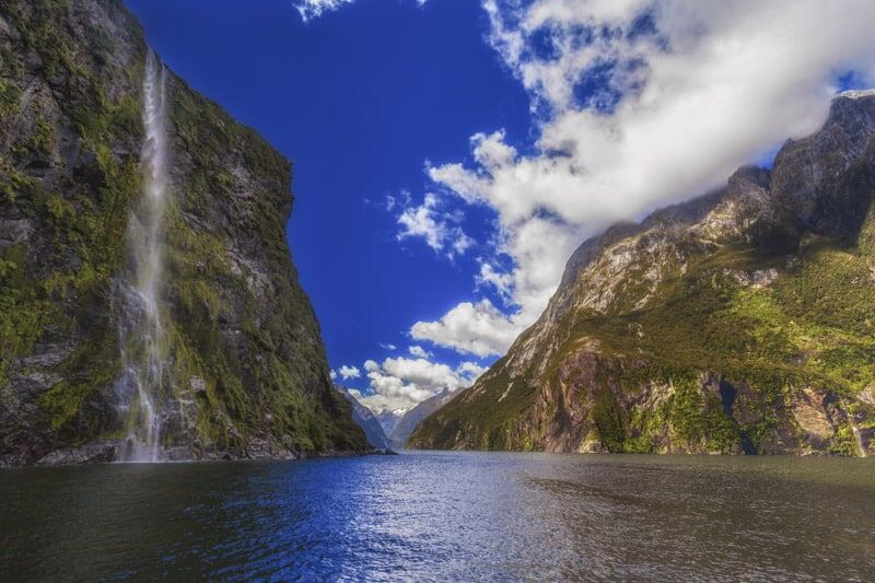 The beauty of Milford sound in New Zealand