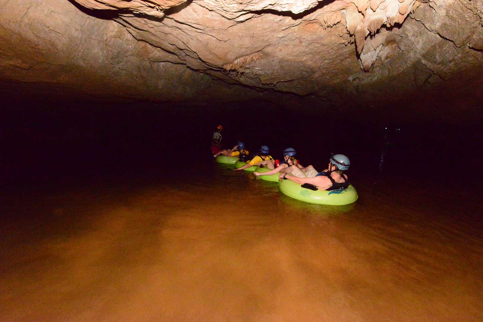 Cave Tubing in the Crystal Cave of Belize