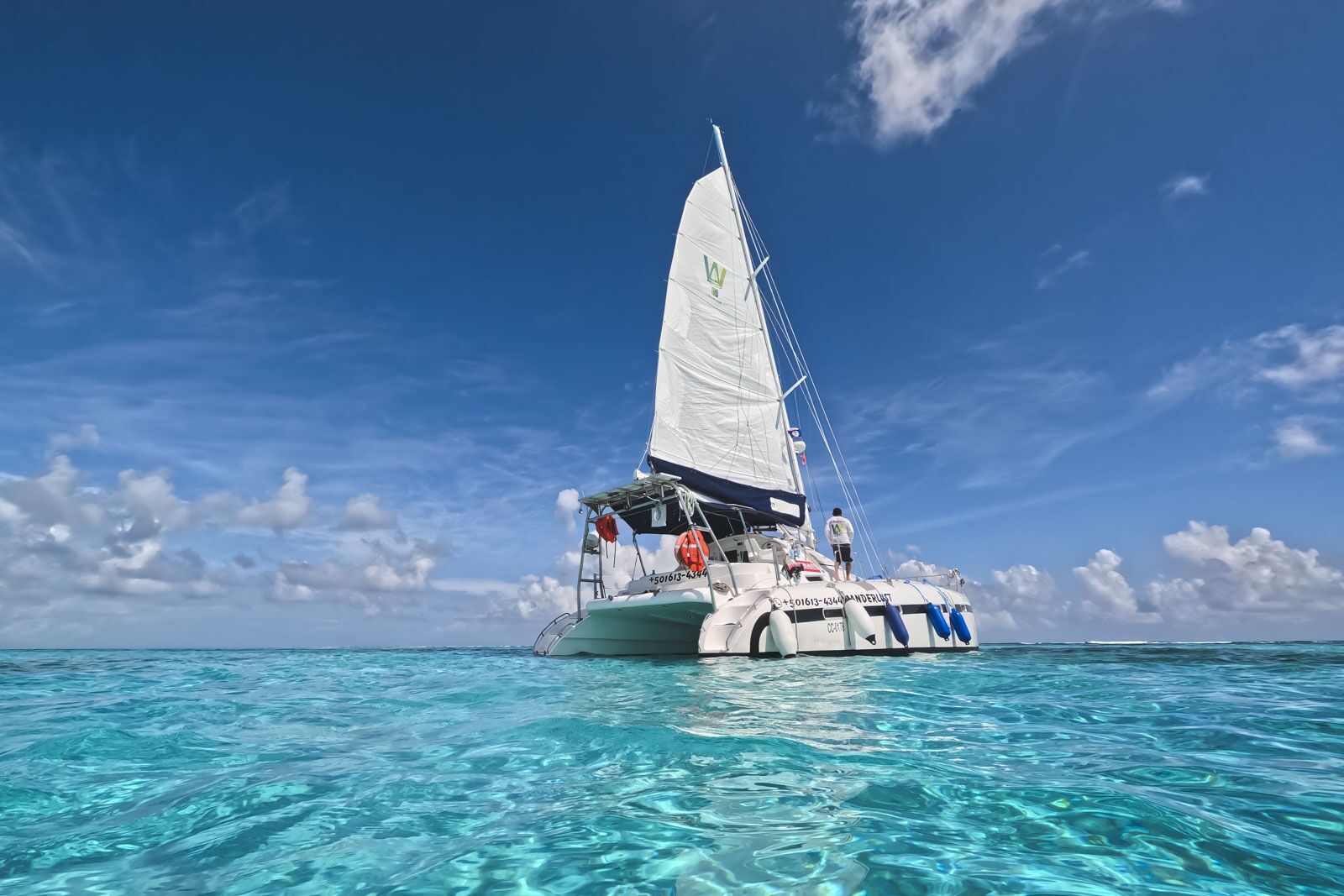 Itinerary for Belize Private Yacht tour