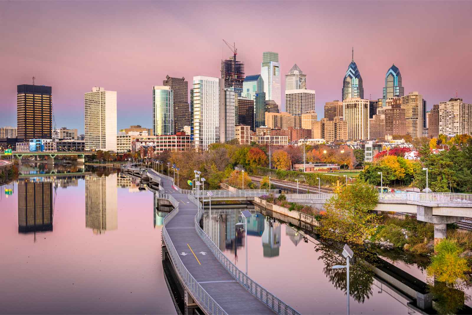 Best Places to Visit in March USA Philadelphia PA Skyline