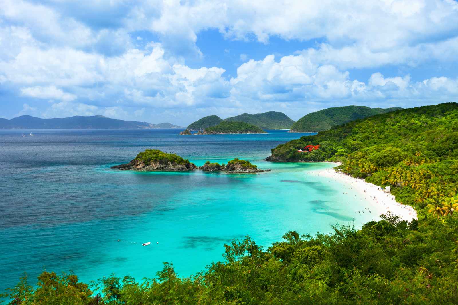 Best Places to Visit in March USA US Virgin Islands Trunk Bay St John Islands