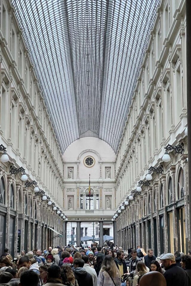 the Royal Gallery of Saint Hubert  in Brussels