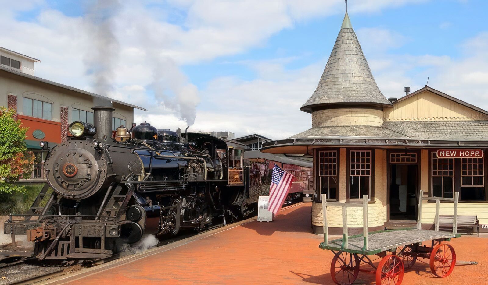 Day trips to New Hope Railroad from NYC