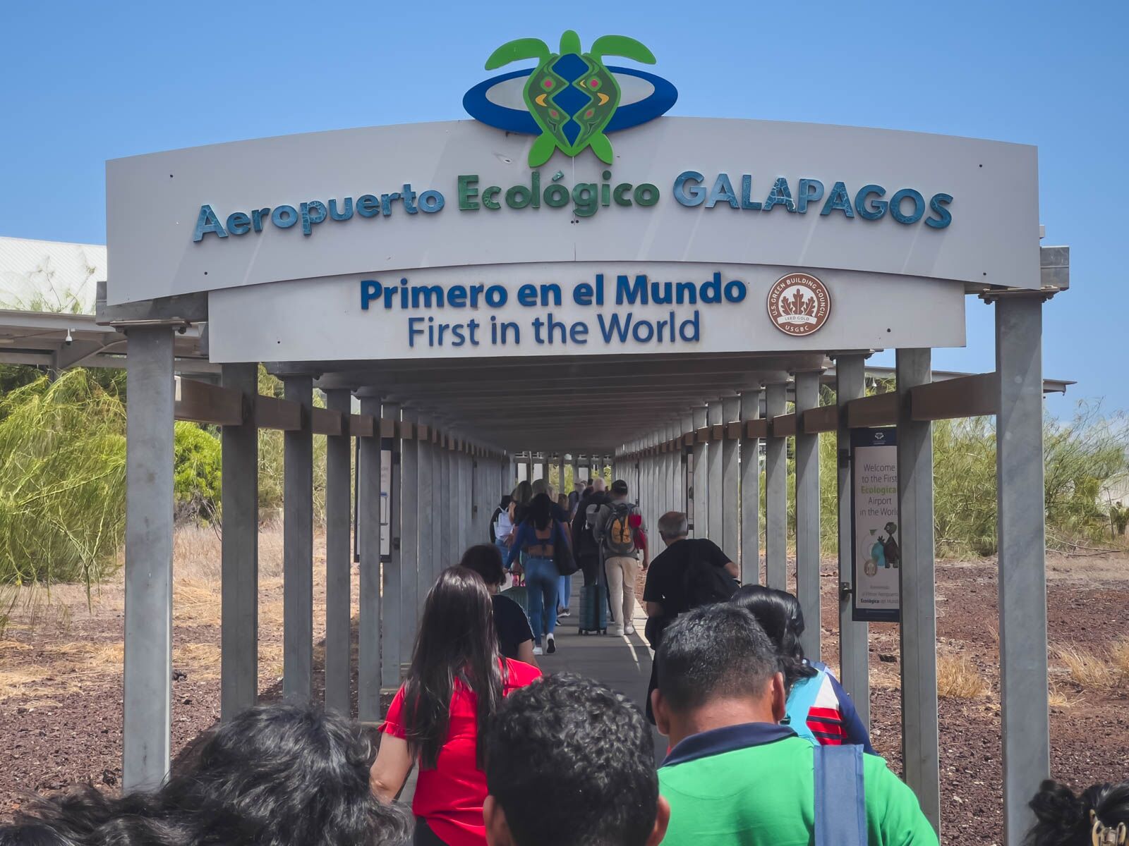 Entrada do Parque Nacional de Galápagos