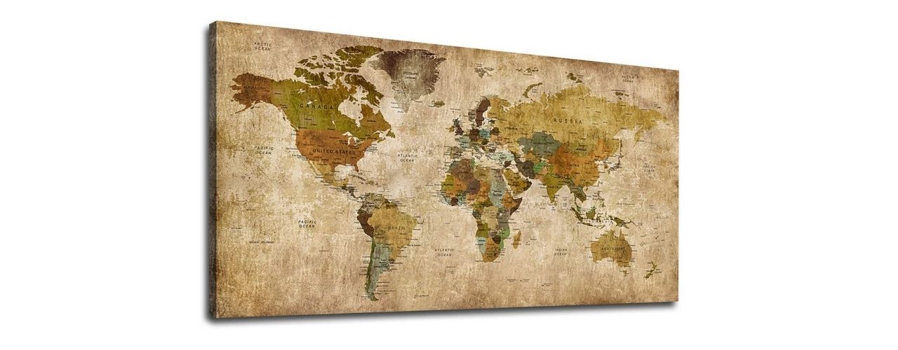 Wall art World Map best Travel Gift ideas