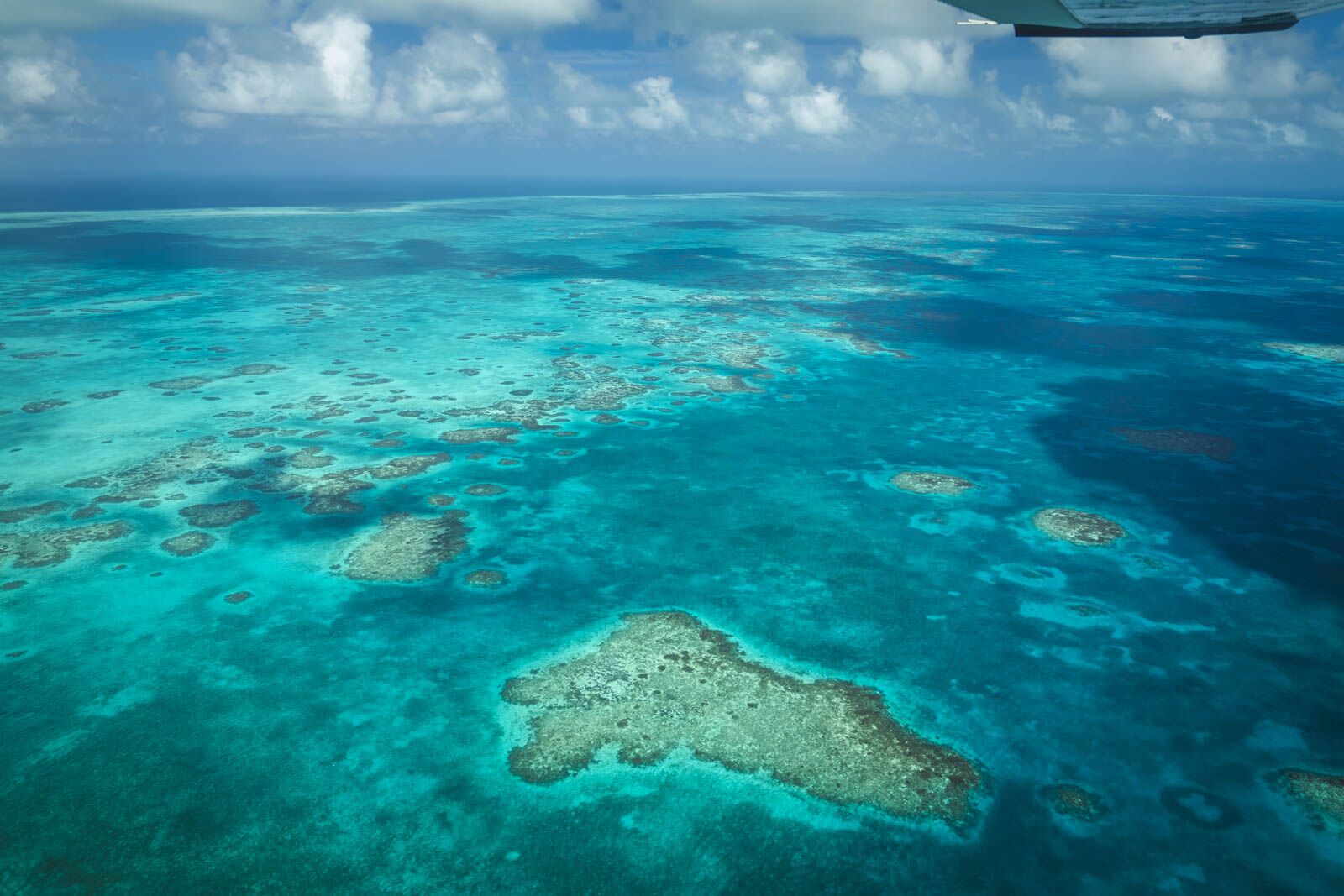 Great Blue Hole Atolls on Belize Great Barrier Reef