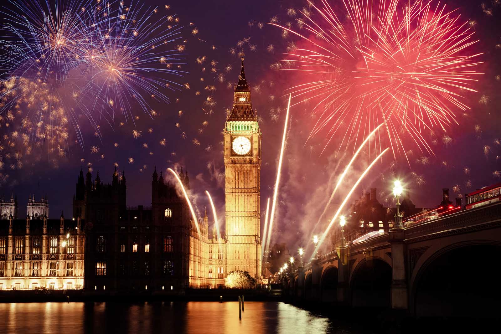 New Year Around the world London England