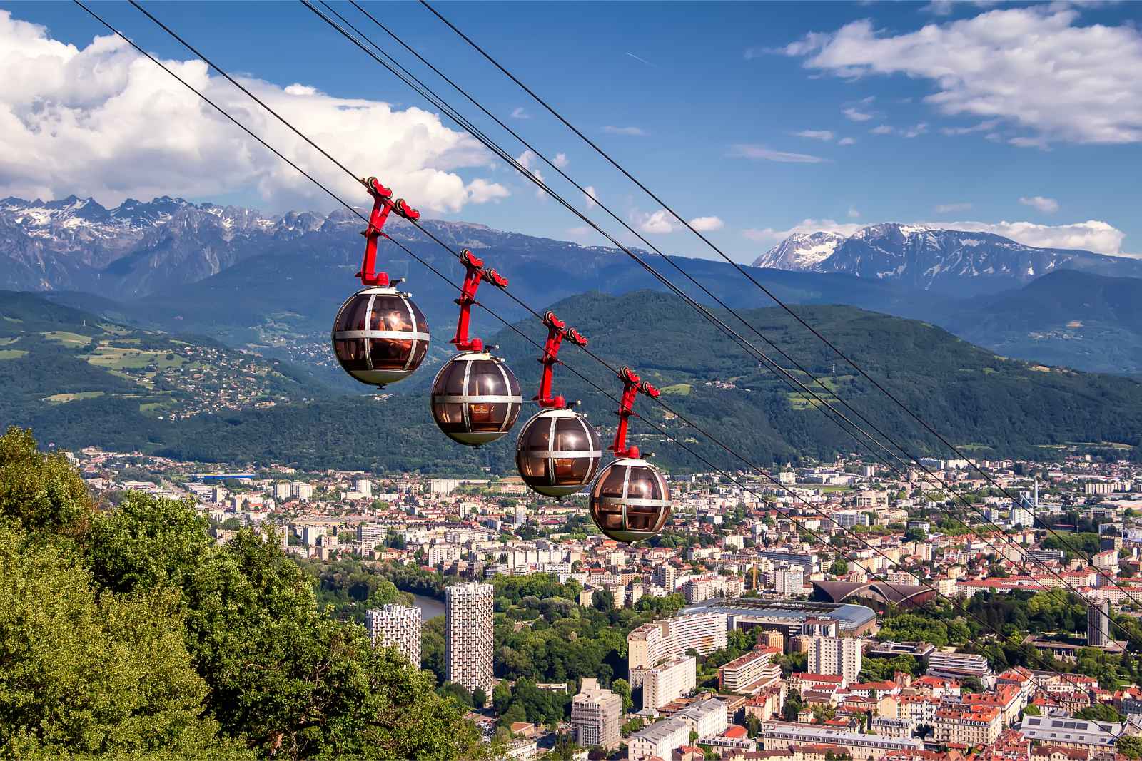 Things To Do In France Getting Around Gondola Grenoble Bastille