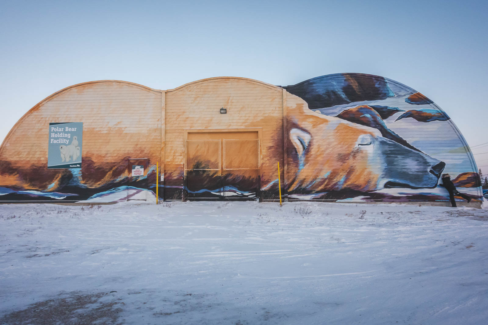Polar Bear Jail in Churchill Manitoba