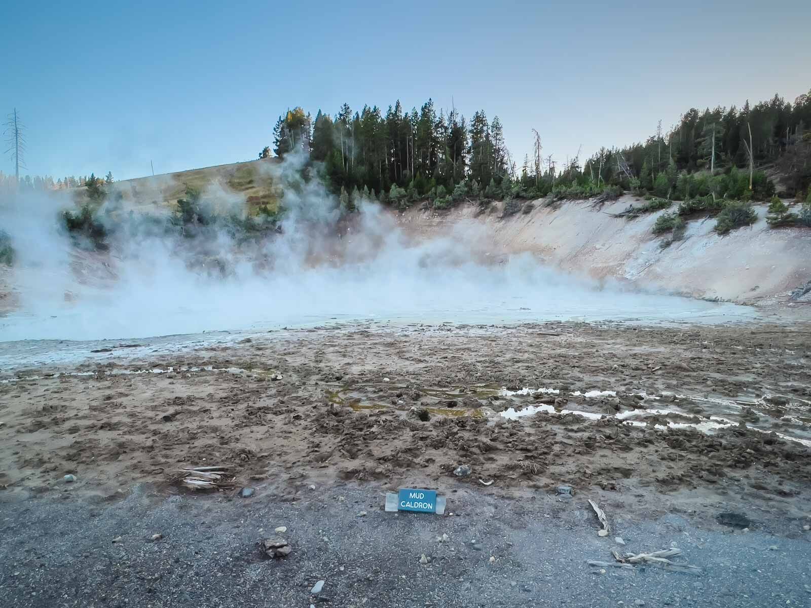 Things to do in Yellowstone National Park Mud Caldron