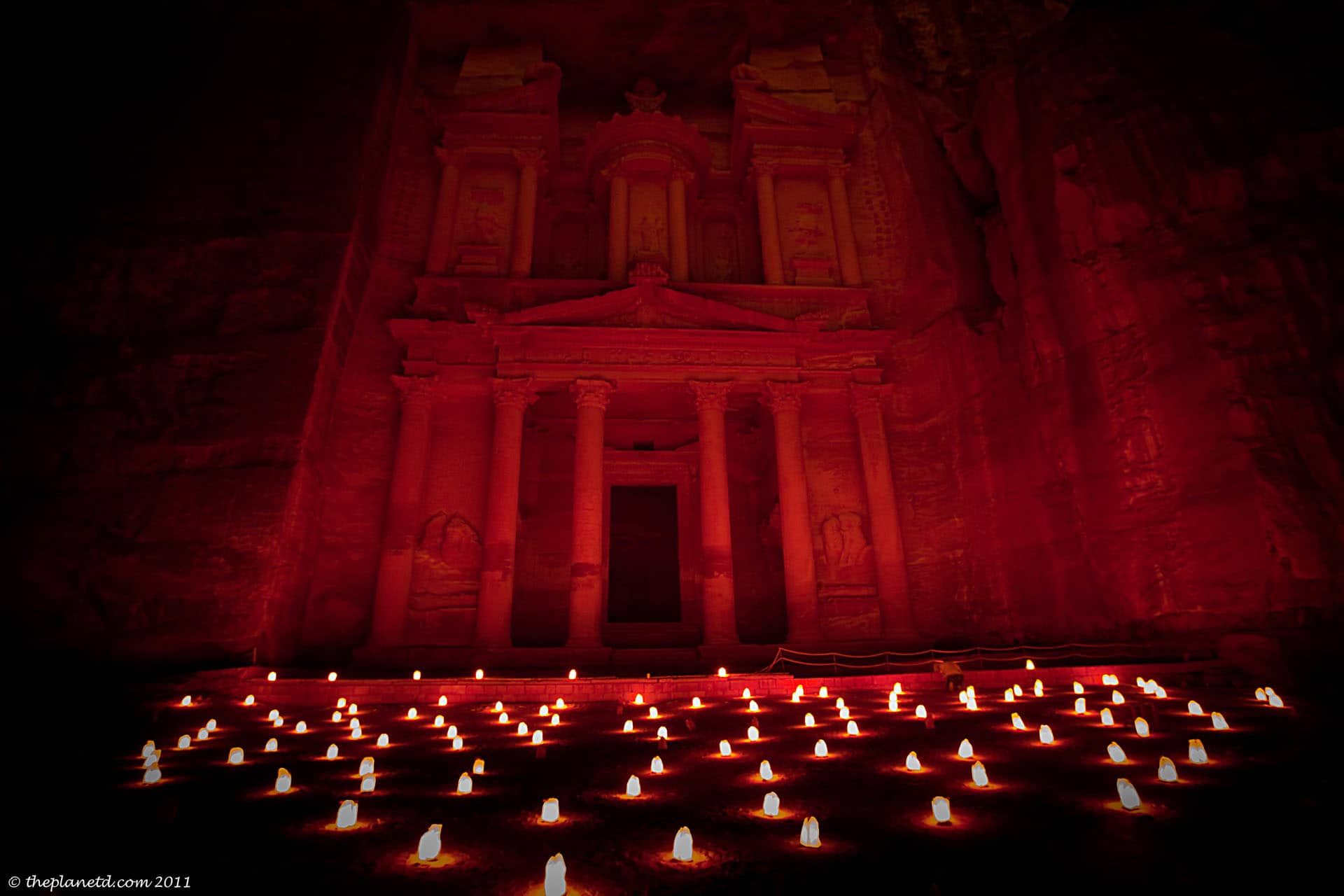petra at night jordan is one of the most beautiful places in the world