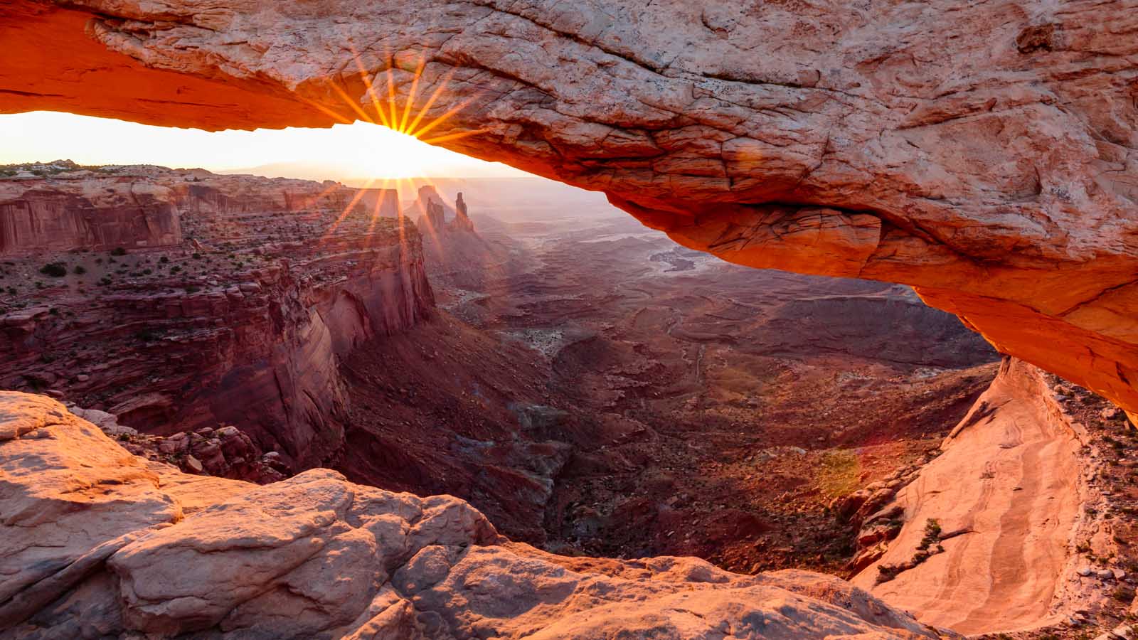 Mesa Arch in Canyonlands National Park Utah