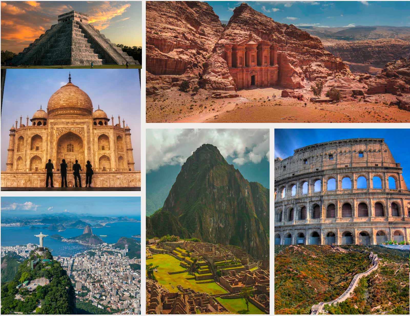 List of 7 Wonders of the World with Pictures